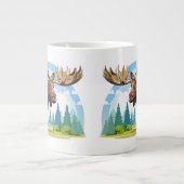 Elchbulle Jumbo-Tasse (Vorderseite)