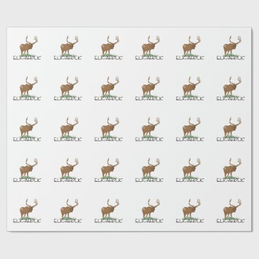 Elche-aholic Geschenkpapier (Flach)