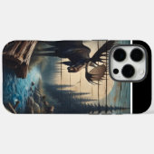 Elche am Mond Case-Mate iPhone Hülle (Rückseite (Horizontal))