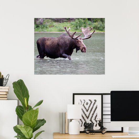 Elche an einer Mission Poster (Heimbüro)