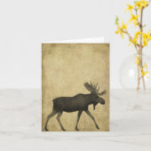 Elche auf den losen Prim Lil Mitteilungskarten (Gelbe Blume)