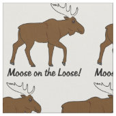 Elche auf der Loose! Stoff (Nahaufnahme)