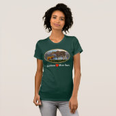 Elche auf der Wiese T-Shirt (Vorne ganz)