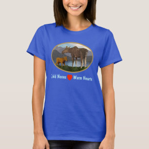 Elche auf der Wiese T-Shirt
