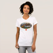 Elche auf der Wiese T-Shirt (Vorne ganz)
