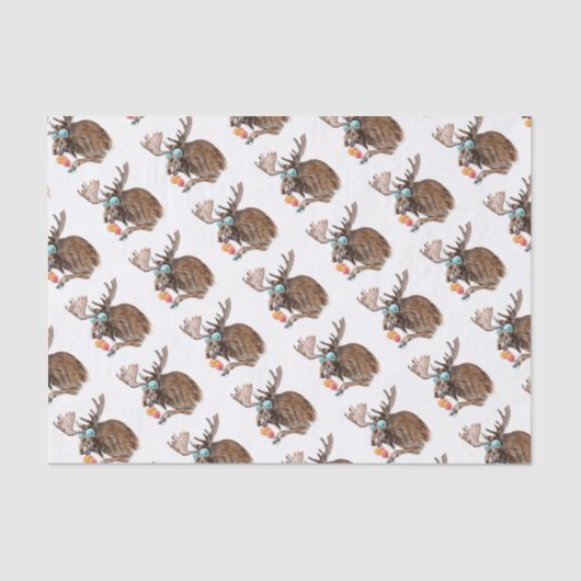 Elche auf Ferien Seidenpapier (Vorderseite)