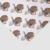 Elche auf Ferien Seidenpapier (Ausschnitt)