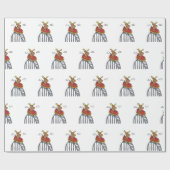 Elche auf Roller-Untersetzer | Hintergrundfarbe au Geschenkpapier (Flach)