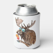 Elche auf Urlaub Dosenkühler (Kanne Vorderseite)
