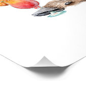 Elche auf Urlaub Fotodruck (Ecke)