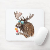 Elche auf Urlaub Mousepad (Mit Mouse)