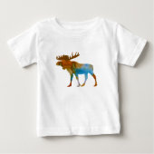 Elche Baby T-shirt (Vorderseite)