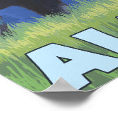 Elche bei Nacht - Cordoba, Alaska Poster (Ecke)