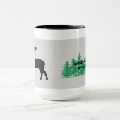 Elche bitte meinen Wald Tasse (Zentrum)