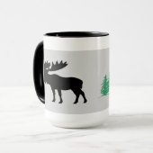 Elche bitte meinen Wald Tasse (Vorderseite Links)