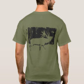 Elche Bugling Großwildjagd-Tier-T-Shirt T-Shirt (Rückseite)