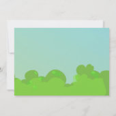 Elche Cartoon Geburtstagskarte Karte (Rückseite)