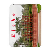 Elche. Der Palmenhain. 8 Magnet (Vertikal)