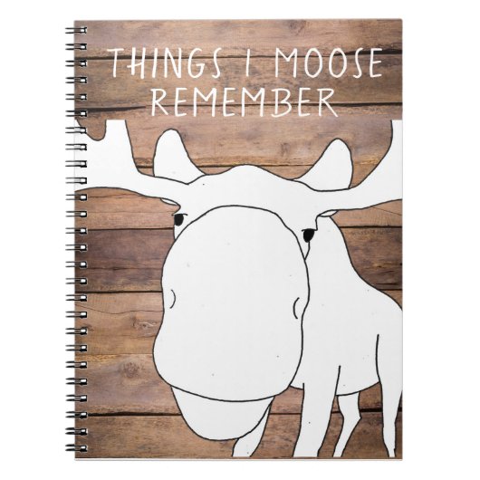 Elche der Sache-I erinnern sich an gewundenes Notizblock (Vorderseite)