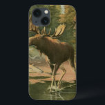 Elche, die in Wasser gehen Case-Mate iPhone Hülle<br><div class="desc">Leben Sie weit weg von der Natur? Dieses schöne und doch klassische Bild gibt einen Eindruck von Peacefulness und die Farben der Elche,  die in Wasser gehen,  sind genau,  das dieses Bild sehr realistisch macht. Erhalten Sie diese Natur angeredete Kunst auf Ihren Lieblingsprodukten!</div>