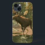 Elche, die in Wasser gehen Case-Mate iPhone Hülle<br><div class="desc">Leben Sie weit weg von der Natur? Dieses schöne und doch klassische Bild gibt einen Eindruck von Peacefulness und die Farben der Elche,  die in Wasser gehen,  sind genau,  das dieses Bild sehr realistisch macht. Erhalten Sie diese Natur angeredete Kunst auf Ihren Lieblingsprodukten!</div>