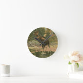 Elche, die in Wasser gehen Runde Wanduhr (Zuhause)