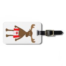 Elche, die kanadische Boxerkurzschlüsse tragen