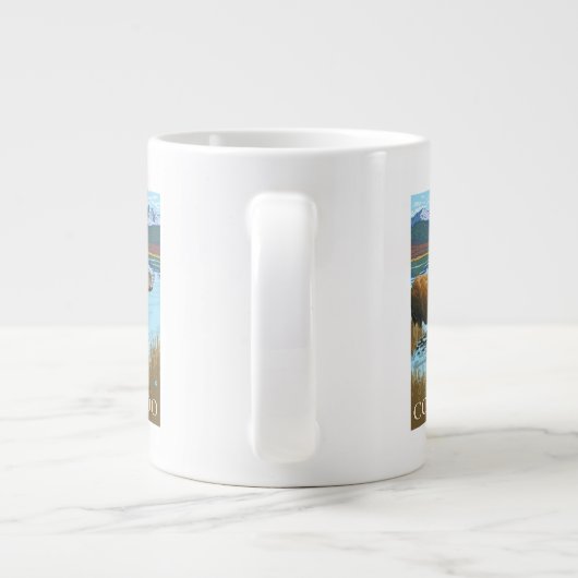 Elche DrinkingColorado Jumbo-Tasse (Rückseite)