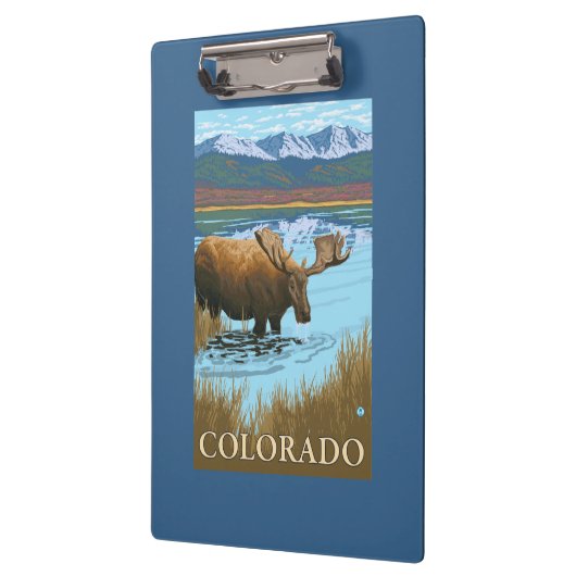 Elche DrinkingColorado Klemmbrett (Links)