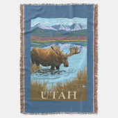 Elche DrinkingUtah Decke (Vorderseite Vertikal)