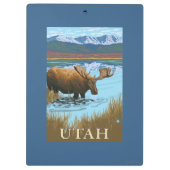 Elche DrinkingUtah Klemmbrett (Rückseite)