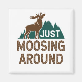 Elche einfach nur herumziehen magnet