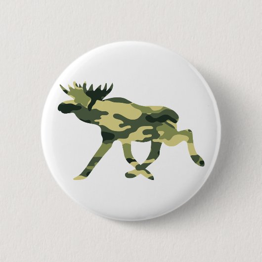 Elche/Elche Woodland Camouflage / Camouflage Button (Vorderseite)