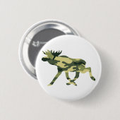 Elche/Elche Woodland Camouflage / Camouflage Button (Vorne & Hinten)