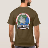 'Elche Family des MeerHMM-166 T-Shirt (Rückseite)