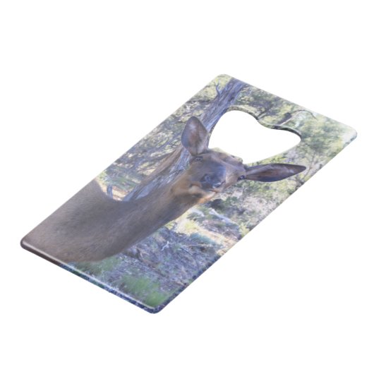 Elche Flasche Öffnung Geldbeutel Flaschenöffner (Vorderseite Schrägansicht)