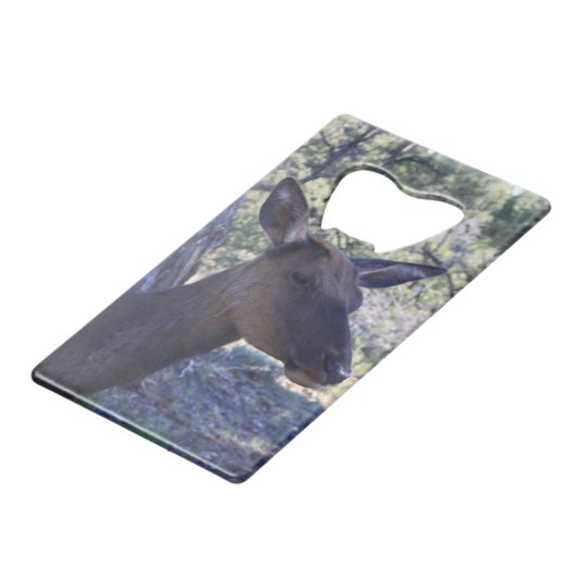 Elche Flasche Öffnung Geldbeutel Flaschenöffner (Rückseite Schrägansicht)