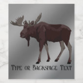 Elche Flaschenetiketten mit benutzerdefinierten El Weinetikett (Einzelnes Label)