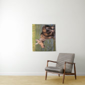 Elche Fütternd im Glacier National Park, Montana Wandteppich (Beispiel)