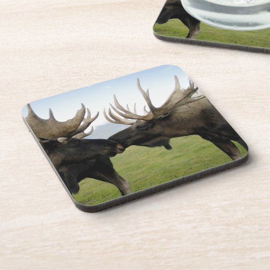 Elche Getränkeuntersetzer (Linke Seite)