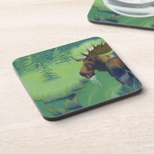 Elche Getränkeuntersetzer (Linke Seite)