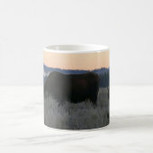 Elche Grazing at Sunrise at Grand Teton Kaffeetasse (Mittel)