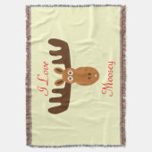 Elche Head_I Liebe Moosey Decke (Vorderseite Vertikal)