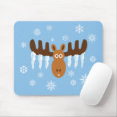 Elche Head_Icicle Geweihe Mousepad (Mit Mouse)