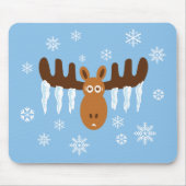 Elche Head_Icicle Geweihe Mousepad (Vorne)
