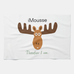 Elche Head_iMousse deshalb bin ich Handtuch