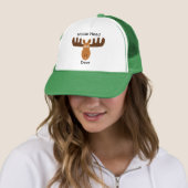 Elche Head_Moose Hauptrotwild Truckerkappe (Beispiel)