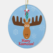 Elche Head_Mooseltoe_Merry Kissmoose! Keramik Ornament (Links)