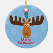 Elche Head_Mooseltoe_Merry Kissmoose! Keramik Ornament (Hinten)