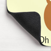 Elche Head_Oh lieb! Mousepad (Ecke)